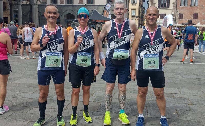 Weekend di podismo per l’Atletica Solvay tra Lucca, Riotorto e Cecina